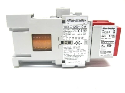 Allen Bradley 100S-C12DJ14C Safety Contactor 24 Vdc Series A, 32 Amp