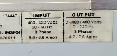 Leeson 174447 SM PLUS Variable AC Speed Drive 480VAC (BIN151)