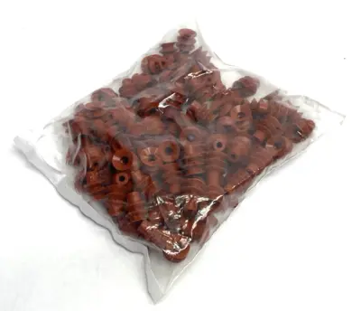 NEW COVAL BELLOWS SUCTION CUP, RED, 14MM DIAMETER, PKG OF 100
