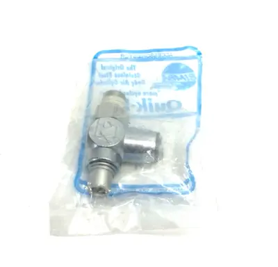 New | in-Stock Bimba Quik-Flo Fitting, Flow Control Valve, 1/4" NPT to 3/8" Tube OD Valves/Fittings Michigan US | Maverick Industrial Sales #1401834