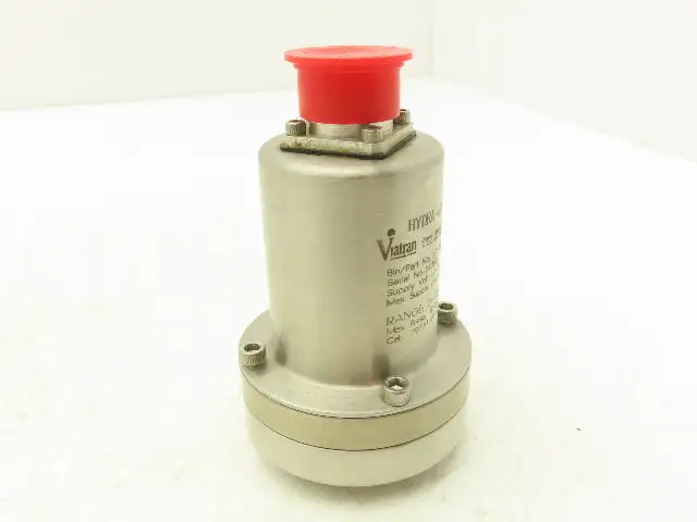 Viiatran XC-9976 Pressure Transducer Range 0-24HGV 18VDC 7 Pin Connector 1/4"NPT