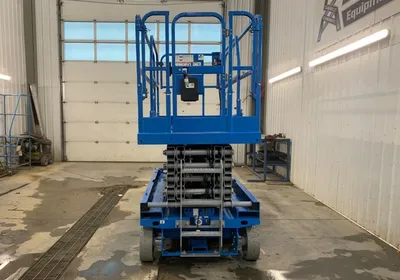 New | in-Stock 2026 GENIE GS-3246 E-DRIVE ELECTRIC SCISSOR LIFT Scissor Lifters Alberta CA | Adcock Equipment #1417636