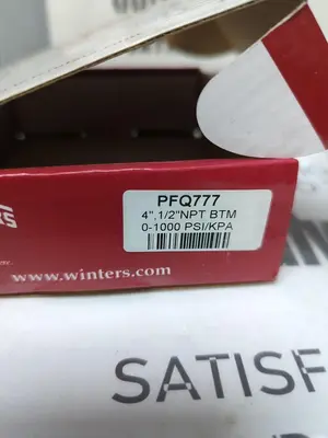 New | in-Stock WINTERS PFQ777 Universal Pressure Meters Ohio US | Surplus Asset Holdings #1236083