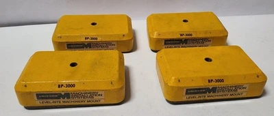 Lot of 4 UNISORB BP-3000 Level Rite Machinery Mount