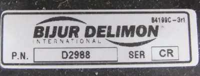 NEW BIJUR DELIMON D2988 LUBRICATOR PUMP