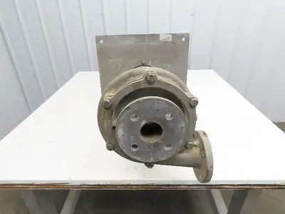 Sanwa Type VM Stainless Centrifugal Pump 1.5x2" Flanged 5Hp 3450 RPM 460V 3PH