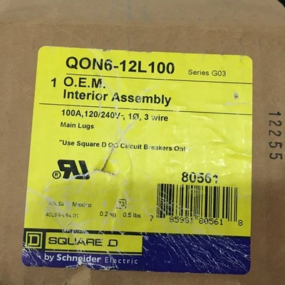 NEW Square D QON6-12L100