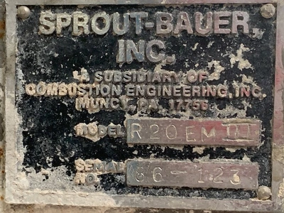USED Sprout Bauer 20EM-III
