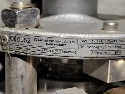 1.5" Class 150 Line Blind Valve