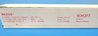 LOT OF 5 NEW SCHOTT 1071714 SIGHT GLASS SIZE 8