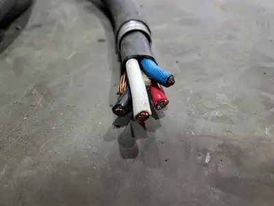 Teck Cable TECK90 2 AWG 4 Conductor 1000V w/ Ground