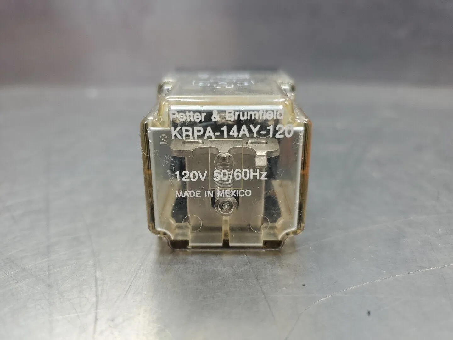 POTTER & BRUMFIELD KRPA-14AY-120 Relay, 120V 50/60HZ. 4D-35