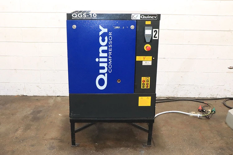 Used 2018 Quincy QCS-10, 10 HP, Rotary Screw Rotary Screw & Sliding Vane Air Compressors New Jersey US | Machinery Values #1460697