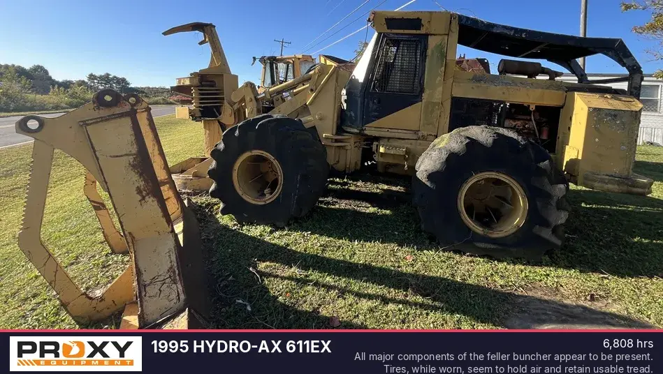 Used 1995 HYDRO-AX 611EX Feller Bunchers North Carolina US | Proxy Equipment #1379585