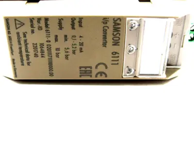 NEW SAMSON AG 6111-0020211711110000.00 IP CONVERTER 6111002021171111000000