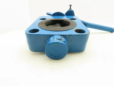 Media Valve Co. WCB-1500WP CS-CS-NR Butterfly Valve 2-3/8" 10" Lock Down Handle