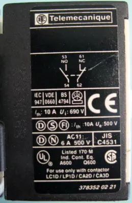 USED Telemecanique LA1 D3201