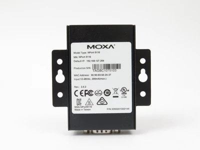 New | in-Stock MOXA NPort 5110 Relays & Switches California US | ANACAPA EQUIPMENT BROKERS, INC #1557959