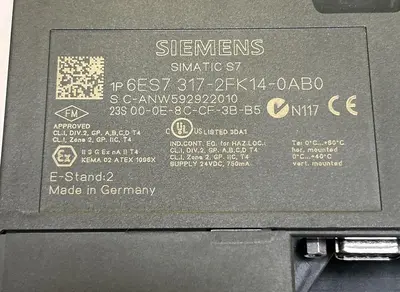 USED SIEMENS 6ES7317-2FK14-0AB0