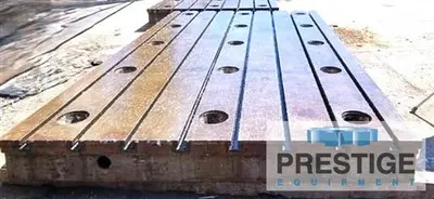 78.74" x 137.79" x 10.82" T-Slotted Cast Iron Floor Plates