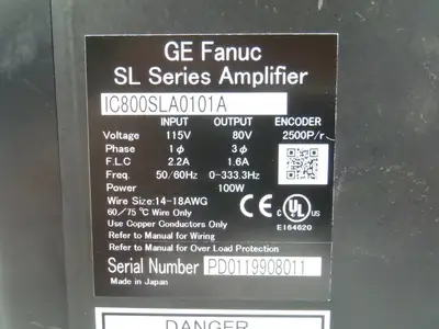 USED FANUC SL SERIES SERVO AMPLIFIER DRIVE MODULE