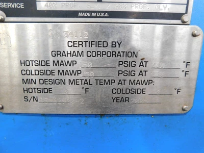 Used GRAHAM GP237 Heat Exchangers Ohio US | Equipment Recovery Corp. #1331012