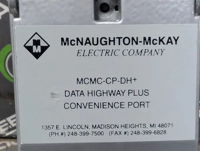 McNaughton-McKay MCMC-CP-DH+ Data Highway Plus Convenience Port New