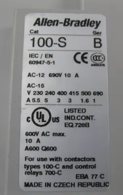 USED Allen-Bradley 100S-C60DJ14BC