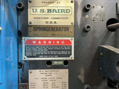 Used U.S. BAIRD 1 Wire Forming (and Four Slides) Ohio US | HGR 24 #1265899