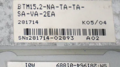 USED REXROTH INDRAMAT BTM15.2-NA-TA-TA-SA-VA-2EA OPERATOR PANEL R911281954