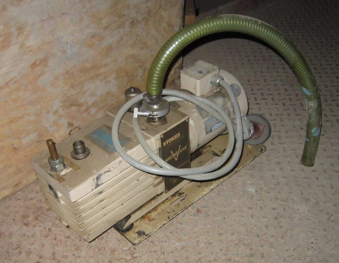 Stokes Vacuum Pump, Microvane   3/4 hp.