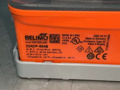 Used 2022 BELIMO 22ADP584B Pressure Transmitters Ohio US | HGR 24 #1518396