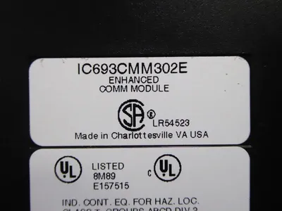 GE Fanuc IC693CMM302E Enhanced Comm Module 90-30 No Cover Used