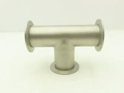 A&N Corporation Q50-200-T 2" NW 50 ISO-QF-Tee Flange Stainless Steel A = 3.2