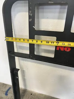 Forklift Load Backrest Guard 31" L x 2.5" W x 32 5/8" H