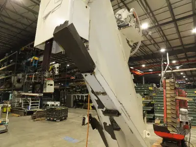 Spectrum Automation 0345HD Steel Hopper Parts Feeder Floorbin Elevator Conveyor