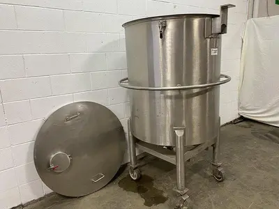 180 Gallon SS Tank with Lid