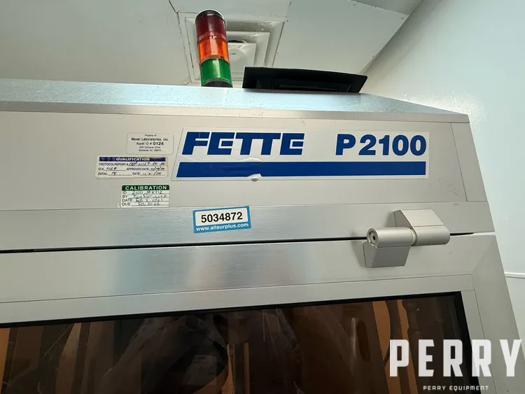 1994 FETTE P2100 Press Tablet Rotary | Perry Equipment