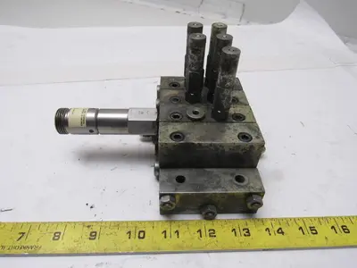 Lubriquip MSP-5T & MSP-5S 3 Station Liquid Divider Auto Lube Manifold Block