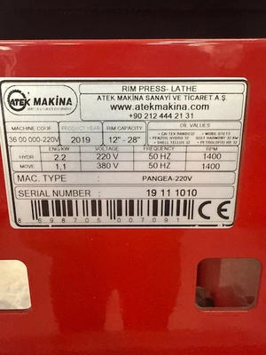 2019 ATEK Pangea Tooling & Accessories (Other) | Norcal Machinery (1)