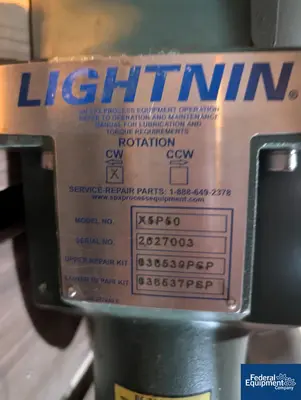 USED Lightnin (3) Clamp on Lightnin agitator drives