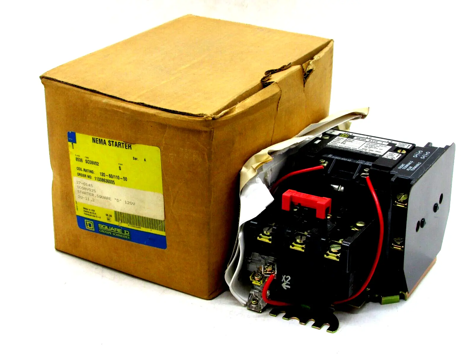 NEW SQUARE D 8536SC08V02S STARTER SERIES A