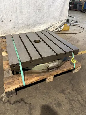 36" X 36" MANUAL  ROTARY TABLE. STOCK # 0668325