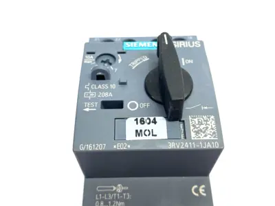 Used SIEMENS SIRIUS MOTOR PROTECTION CIRCUIT BREAKER SIZE S00 Circuit Breakers | Maverick Industrial Sales #1099167