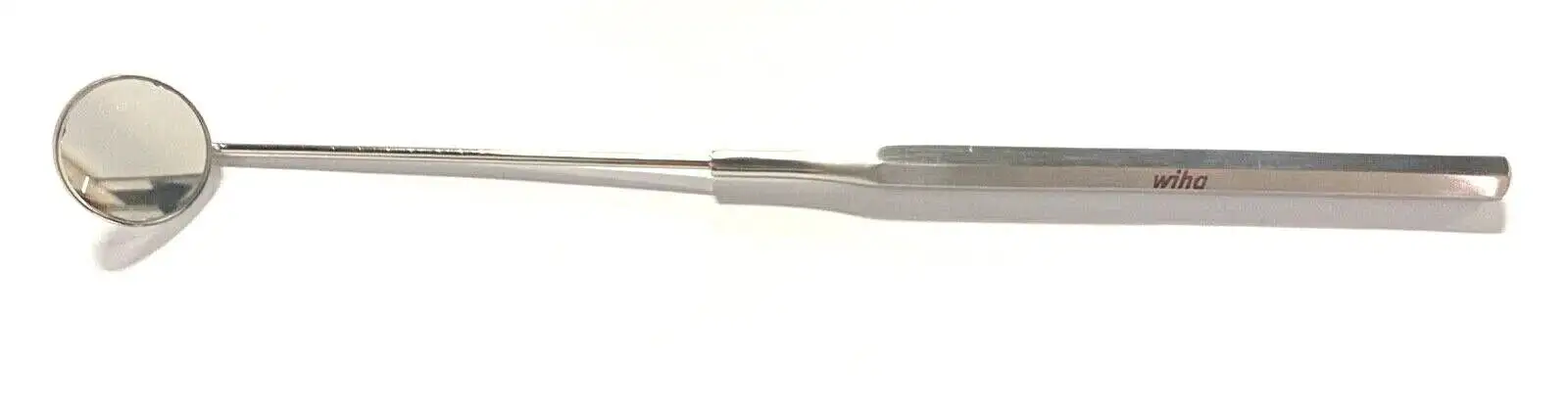 Wiha 14mm Face Inspection Mirror Stainless Steel Boilable 205mm