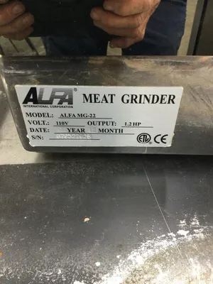 167-0495 Alfa MC-22 Countertop Meat Grinder