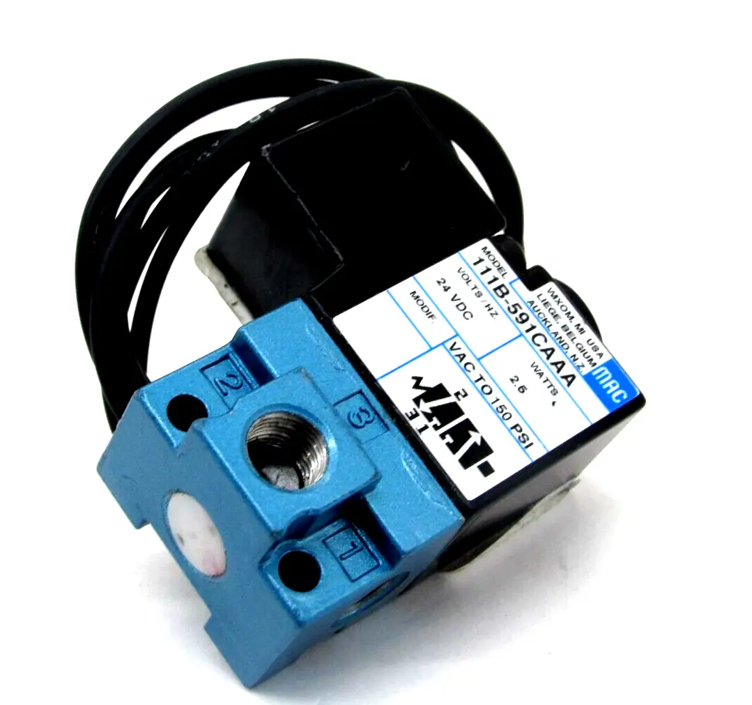 NEW MAC VALVES 111B-591CAAA VALVES 2.5 WATTS 24VDC 111B591CAAA