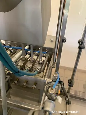 Used Alwid Inline Monoblock Bottle & Jar Filling System – 2500–3600 Bottles/Hour