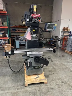 WEBB Champ 3EVS-3X-XL New Machinery, CNC Knee Mill | N & R Machine Sales (3)
