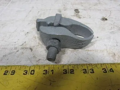 1-1/2" Conduit Pipe Tube Galvanized Malleable Iron Clamp Parallel Lot of 8
